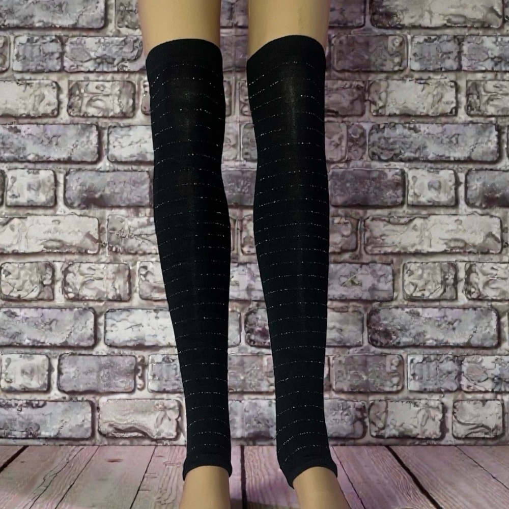 Elegant Black Leg Warmers